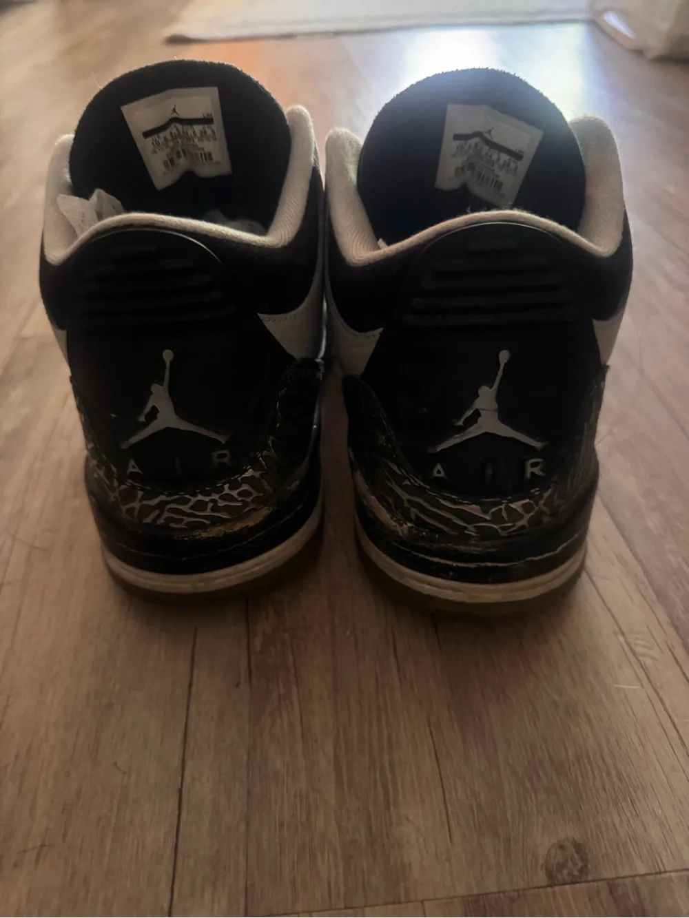 Jordan Black and White Low-Top Sneaker